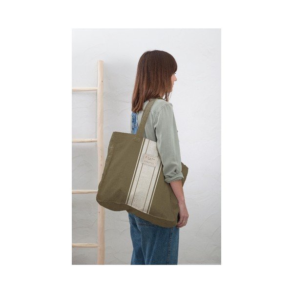 Platnena ​torba Really Nice Things Dark Grey, širina 42 cm-image-1