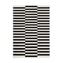 Crno-bijeli obostrani/ručno rađen vuneni tepih 160x230 cm Donna – Hanse Home