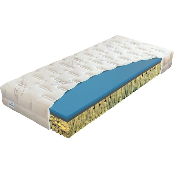 Srednje tvrd/mekan obostrani madrac od pjene 90x200 cm Herbal visco – Materasso