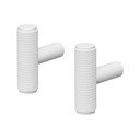 Bijele zidne kuke u setu 2 kom Rof – Blomus