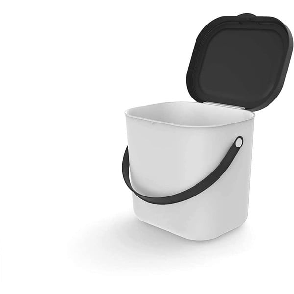 Bijela posuda za kompostibilni otpad 6 l Albula - Rotho-image-2