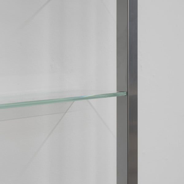 Metalna polica s više razina u srebrnoj boji 46 cm Cubic – Spinder Design-image-1