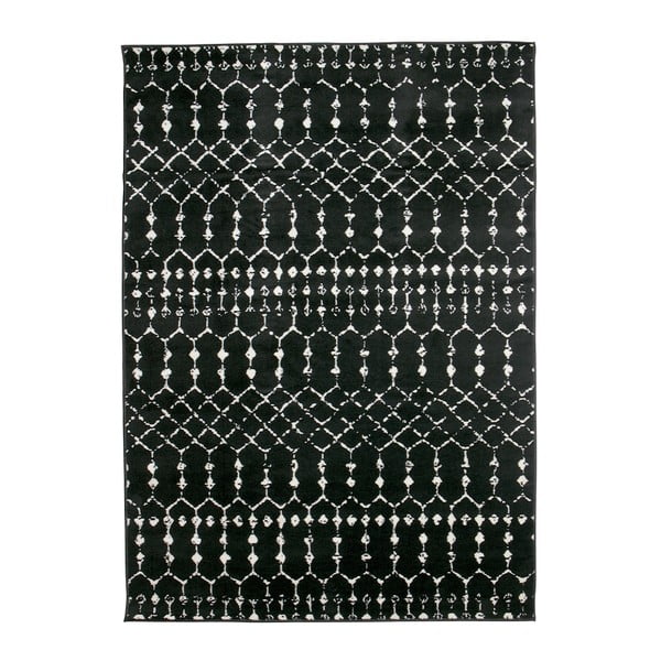 Crni tepih WOOOD Sansa, 170 x 240 cm