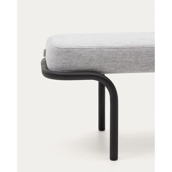 Svijetlo siva klupa Compo – Kave Home-image-1