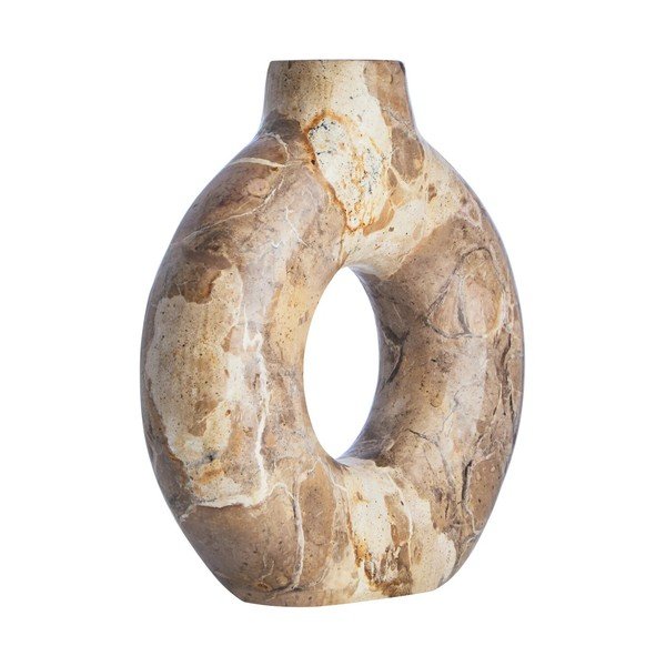 Smeđa mramorna vaza (visina 20 cm) Santino – Premier Housewares
