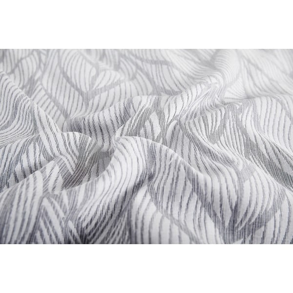 Siva posteljina za krevet za jednu osobu od jacquarda 140x200 cm Florida – My House-image-2