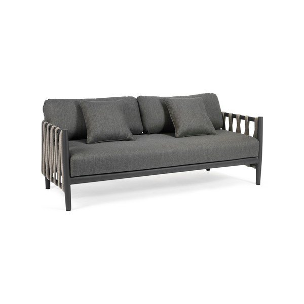 Tamno siva vrtna sofa Switch Rope – Diphano-image-2