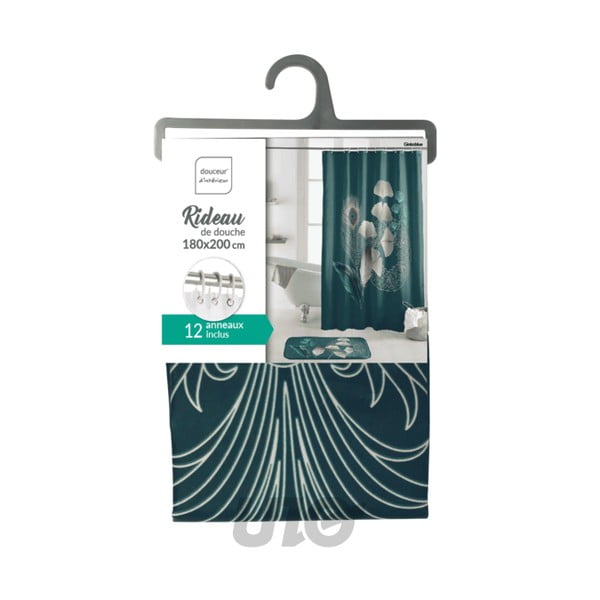 Tuš zavjesa 180x200 cm Ginkoblue – douceur d'intérieur-image-2