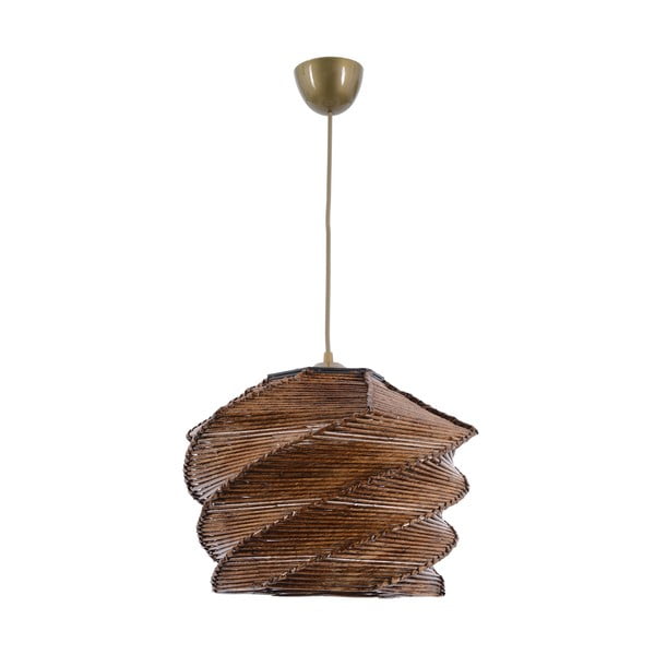 Svjetlo smeđa viseća svjetiljka ø 32 cm Ruche – Opviq lights