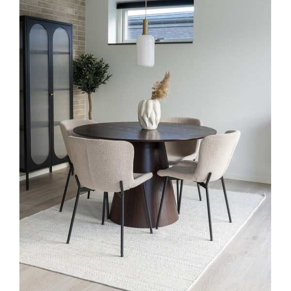 Bež blagovaonske stolice u setu 2 kom Maceda – House Nordic-image-1