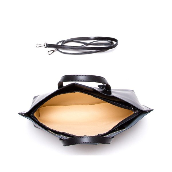 Crna kožna torba Luisa Vannini 3034-image-2