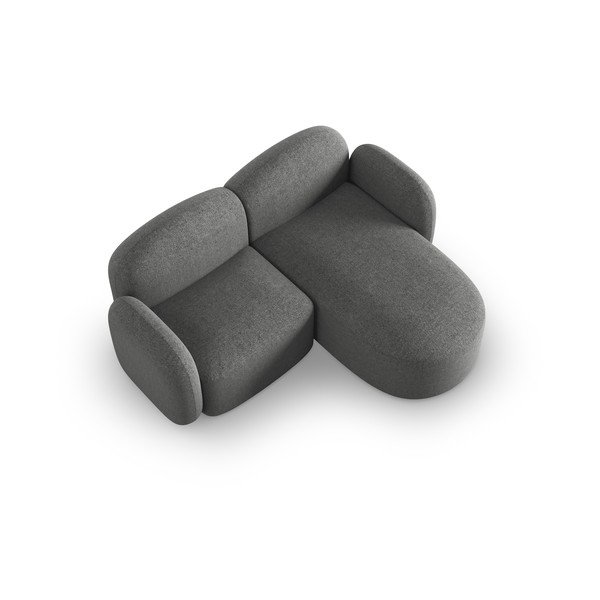 Tamno siva kutna garnitura (s desnim kutom) Blair – Micadoni Home-image-3