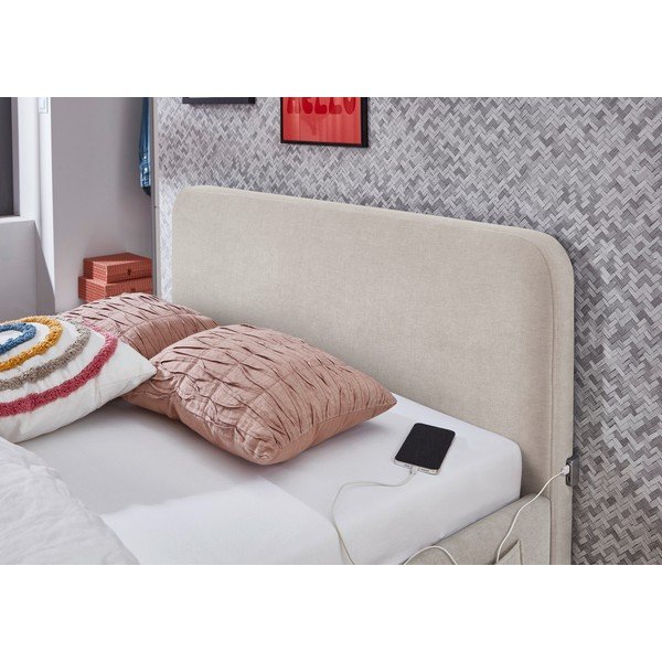 Bež dječji krevet s prostorom za odlaganje s podnicom 120x200 cm Cosy – Meise Möbel-image-3
