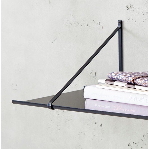 Crna zidna polica Hammel Edge, 65 x 27 cm-image-1