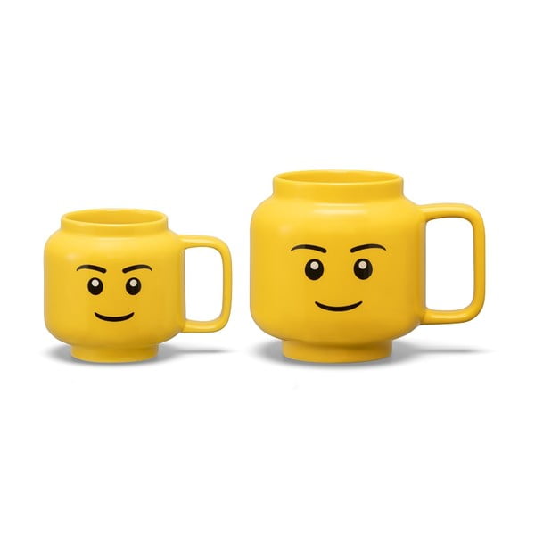 Žuta keramička dječja šalica 530 ml Head - LEGO®-image-3
