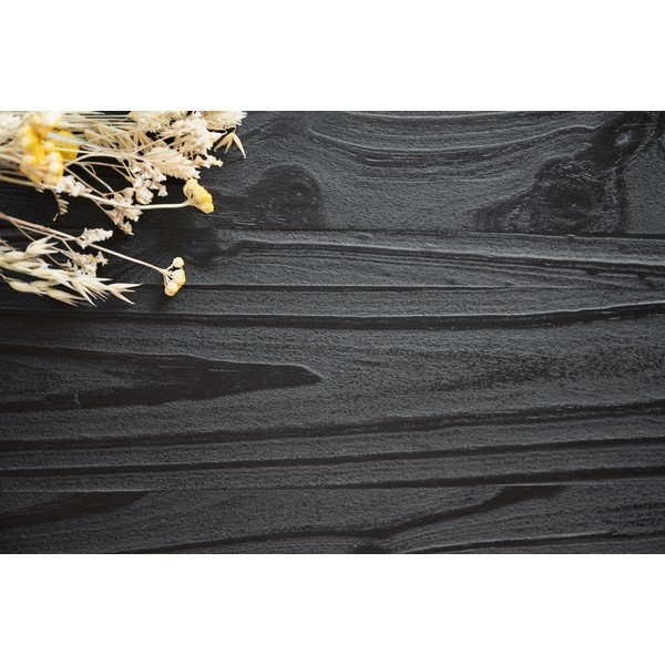 Crni stolić za kavu s pločom od borovine Pineico Grafton, ø 70 cm-image-4