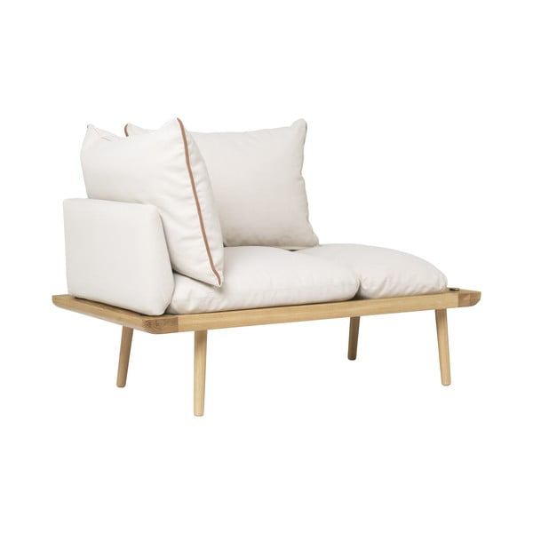 Krem sofa 127 cm Lounge Around – UMAGE