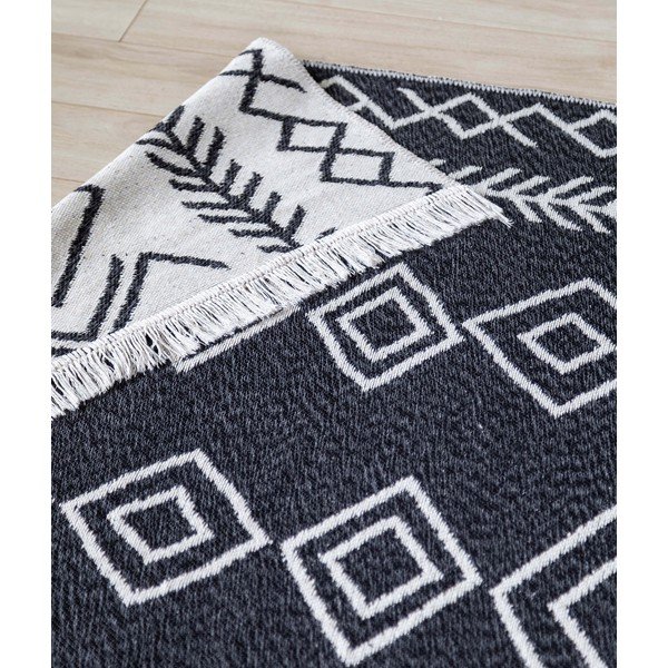 Bijelo-crni pamučni tepih Oyo home Duo, 60 x 100 cm-image-3
