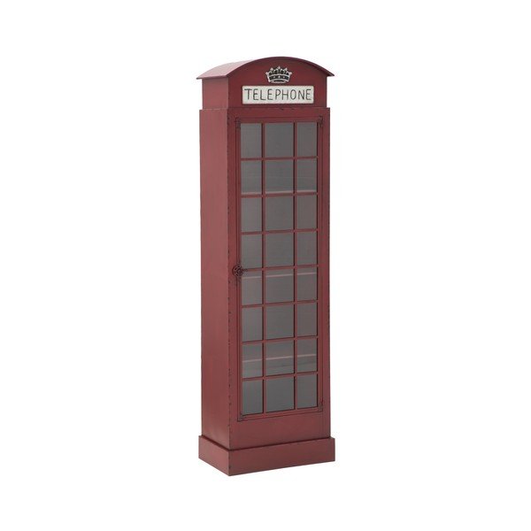 Vitrina od crvenog željeza Mauro Ferretti London Telephone Booth, visina 180 cm-image-1