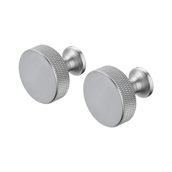 Metalne zidne kuke u setu 2 kom u mat srebrnoj boji Rof – Blomus