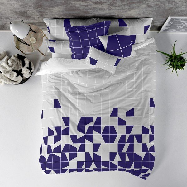 Blanc Structure navlaka za poplun, 200 x 200 cm-image-1