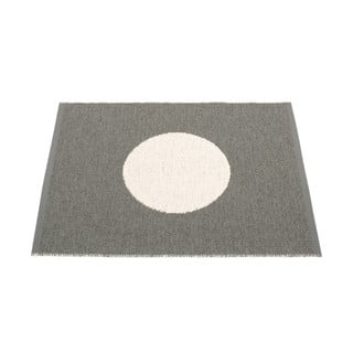 Tamno sivi unutarnji i vanjski tepih 70x90 cm Vera Charcoal – Pappelina