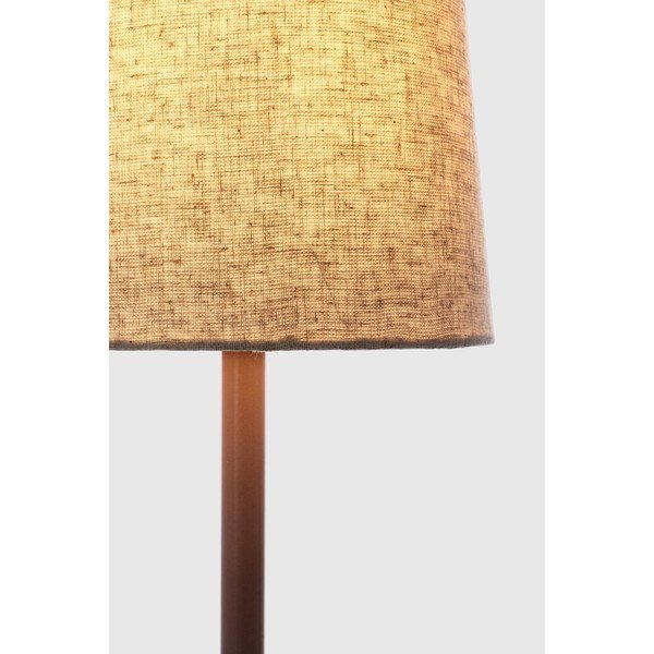 Bež metalna stolna lampa s tekstilnim sjenilom (visina 60 cm) Assam – Bizzotto-image-3