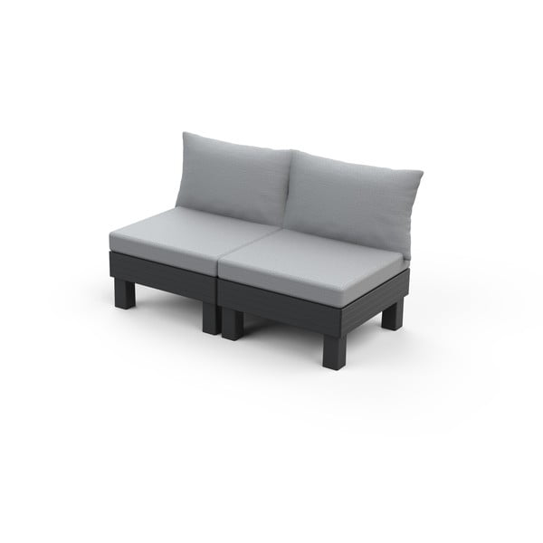 Siva plastična vrtna sofa Cantara – Keter
