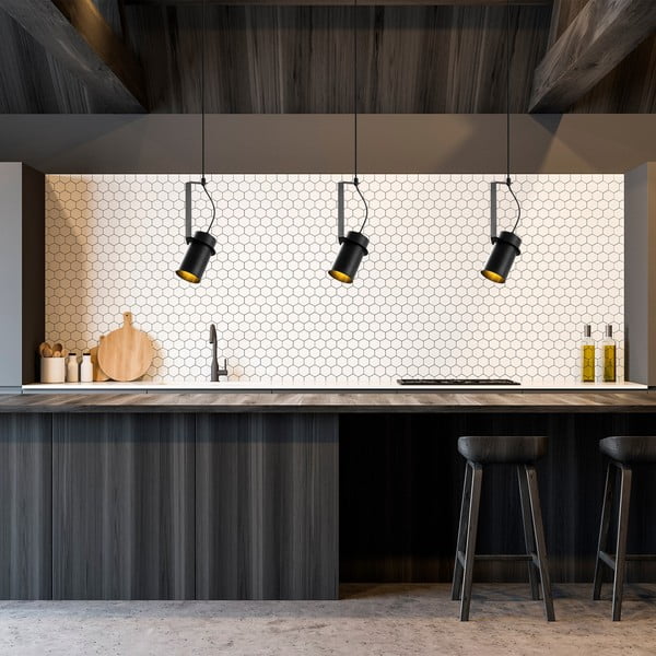 Crna viseća svjetiljka Spot – Opviq lights-image-1