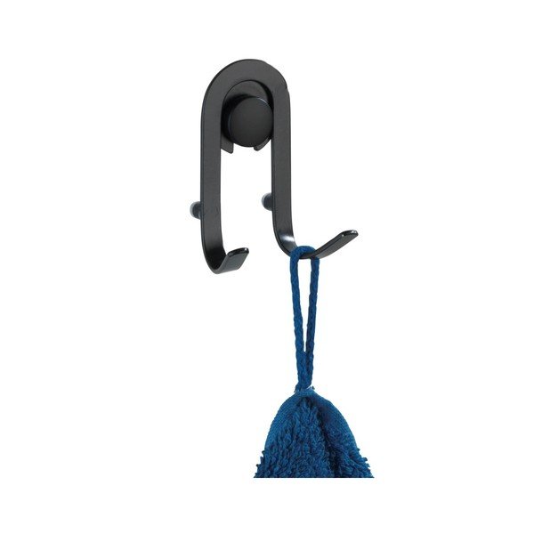 Set s 2 crne zidne kuke Wenko Classic Plus-image-1