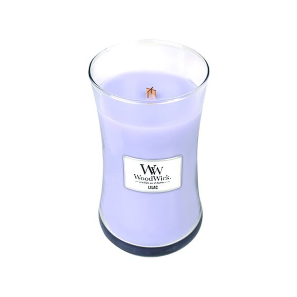 Mirisna svijeća WoodWick Lilac, 110 sati gorenja