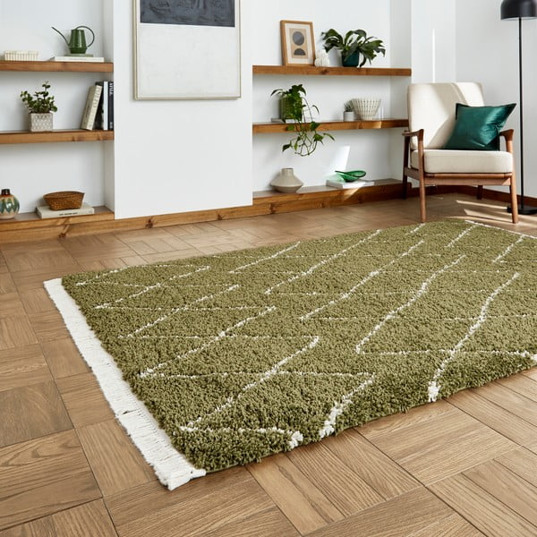 Zeleni tepih 120x170 cm Boho – Think Rugs-image-2