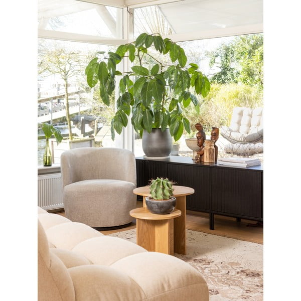 Okrugli pomoćni stolići u setu 2 kom ø 45 cm Lina – WOOOD-image-1