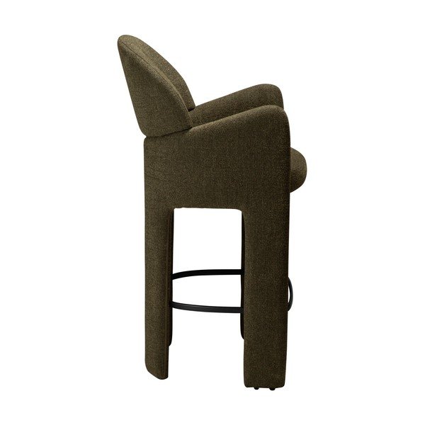 Kaki zelena barska stolica (visine sjedala 68,5 cm) Aole – DAN-FORM Denmark-image-2