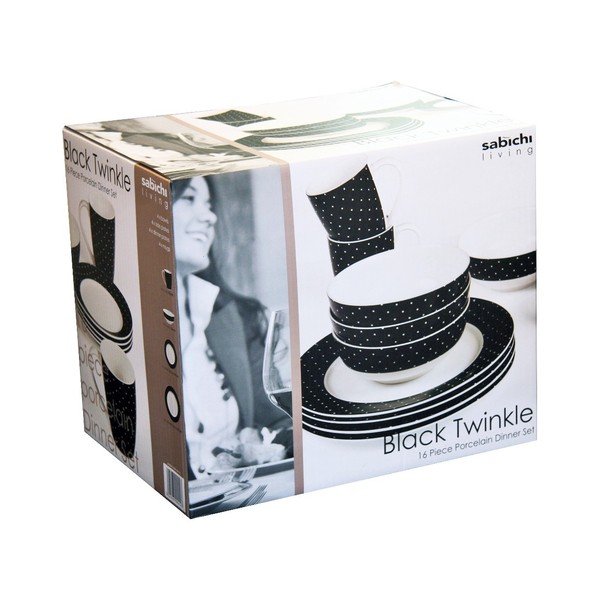Porculanski set Twinkle Black, 16 kom-image-2