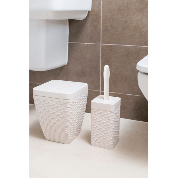 Set krem kupaonskog koša za smeće i toaletne četke Addis Calico-image-1
