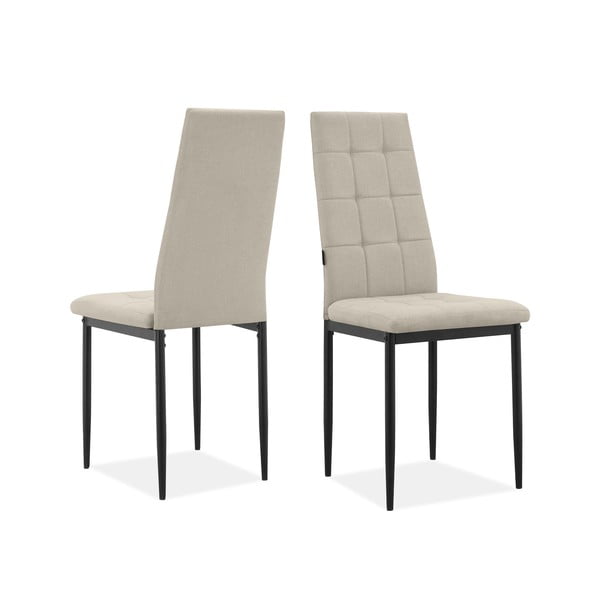 Bež blagovaonske stolice u setu 2 kom Becca – Støraa-image-3