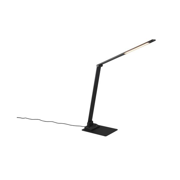 Crna LED stolna lampa s mogućnosti zatamnjivanja (visina 72 cm) Travis – Trio-image-1