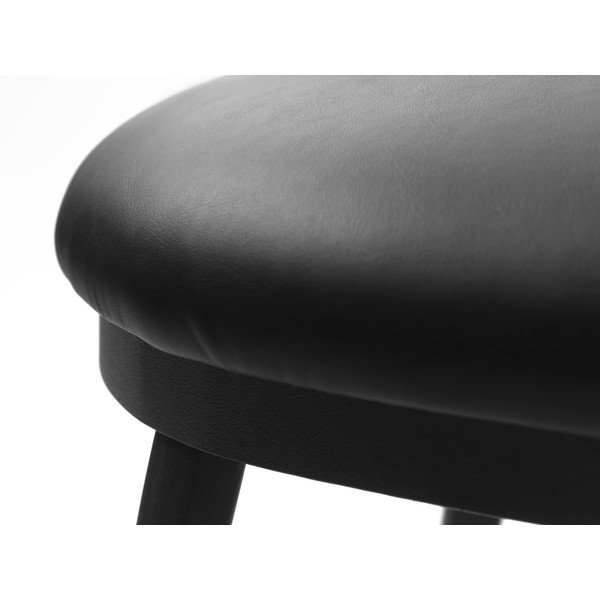 Crna klupa od imitacije kože Gain – Unique Furniture-image-4
