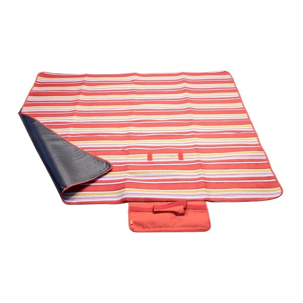 Crvena deka za piknik Cattara Fleece, 150 x 135 cm