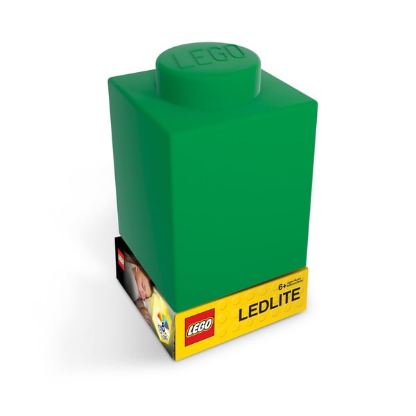 Zelena noćna svjetiljka od silikona LEGO® Classic Brick