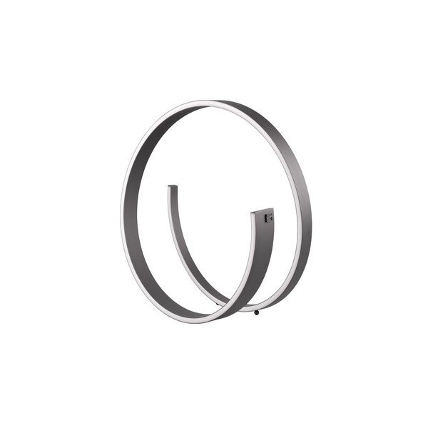 Crna LED stolna lampa s metalnim sjenilom (visina 45 cm) Cinardi – CINQUE-image-1