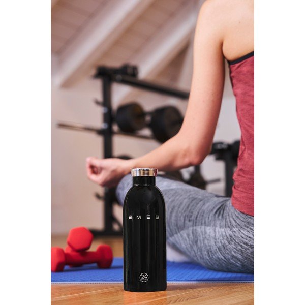 Crna termosica od nehrđajućeg čelika 500 ml 24BOTTLES – SMEG-image-2