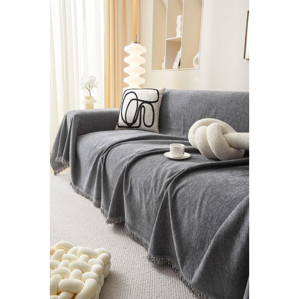 Tamno siva presvlaka za fotelju 70 cm Talo – Filumi-image-3