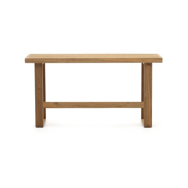 Vrtna klupa od masivnog drveta u prirodnoj boji Canadell – Kave Home