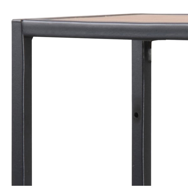 Crna/u prirodnoj boji zidna polica u dekoru hrasta 75x91 cm Seaford – Actona-image-4