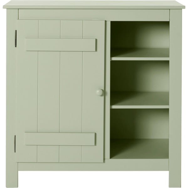 Svijetlo zeleni ormarić od masivnog bora 90x90 cm Bertram – Støraa