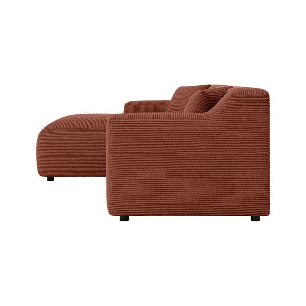 Ciglasta kutna garnitura od samta (s lijevim kutom/s ležaljkom) Martin – Ropez-image-3