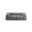 Svijetlo siva sofa od bouclé tkanine 188 cm Bellis – Micadoni Home