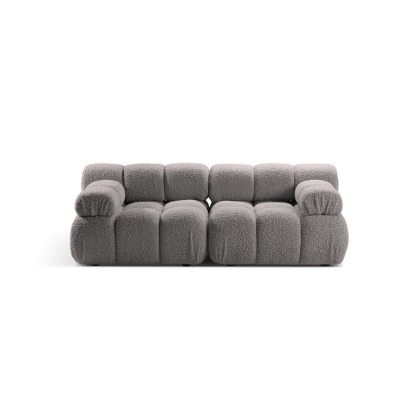 Svijetlo siva sofa od bouclé tkanine 188 cm Bellis – Micadoni Home